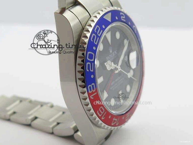 BLRO GMT-Master 116719 Dial A3186 Bp-Maker SS SS Bracelet II Black On 0414